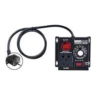 Régulateur de tension électronique SCR, variateur de contrôleur de vitesse de ventilateur de moteur de régulateur de tension AC 220V 4000W(EU Plug)