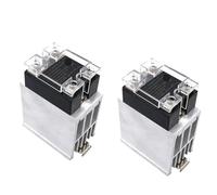 Régulateur de tension manuel 4-20 mA 0-10 V 0-5 V, relais statique monophasé avec dissipateur thermique, interrupteur 3-32 V CC, 1 pièce(100A,VA Manual Type)