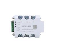 Régulateur de tension monophasé triphasé AC à semi-conducteurs 10A-200A, Thermostat de régulation de puissance 4-20MA(Radiator H-110)