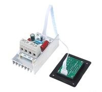 Régulateur de tension numérique 10 000 W avec technologie SCR pour cuisinière électrique et variateur de lumière, régulateur de puissance AC 220 V avec commande à boutons et boîtier ABS pour moteurs