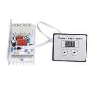 Régulateur de tension numérique SCR 10 000 W pour variateur et contrôle CA 220 V avec 80 A et dissipateur thermique