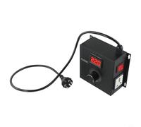 Régulateur de tension SCR 220 V, 5000 W charge continue (pointe de 10 000 W), écran LCD, régulateur rotatif en continu pour moteur, chauffage, variateur, industrie (EU)