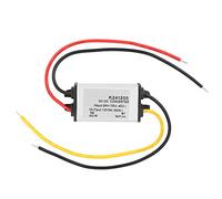 Régulateur de tension vers le bas, convertisseur CC 24 V vers 12 V - Bloc d'alimentation Step Down haute efficacité 5 A - Petit régulateur de tension avec boîtier en aluminium - Compatible avec les