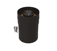 Régulateur De Tirage Pour Tuyau De Fumèe Noir