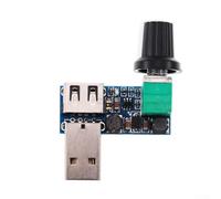 Régulateur de ventilateur USB CC 5 V avec bouton lisse en continu pour un contrôle continu du volume d'air et une compatibilité directe avec les ports USB