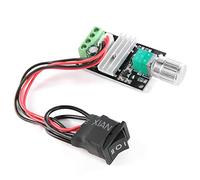 Régulateur de Vitesse DC 6V-28V 3A PWM Contrôleur de Vitesse de Moteur électrique Gouverneur de Vitesse pour Moteur avec Fonction de Commutation Réglable