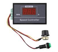Régulateur de vitesse de moteur CC 6-60 V 30 A avec affichage numérique, potentiomètre réglable pour automatisation industrielle et contrôle de machines