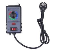 Régulateur de Vitesse de Moteur, Régulateur de Vitesse de Ventilateur Variable avec Protection Contre Les Surcharges, AC220 à 240V (Prise UE)