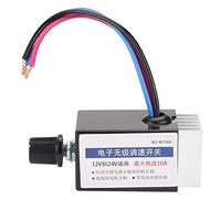 Régulateur de Vitesse de Moteur Universel Commutateur DC 12V/24V Régulateur Continu pour Contrôle de Radiateur Ventilateur Camion Voiture