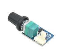 Régulateur de vitesse de ventilateur pour boîtier d'ordinateur 12 V 4 broches avec bouton manuel silencieux