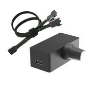 Régulateur de vitesse de ventilateur PWM, petit port Type-C, contrôleur de vitesse de pompe à ventilateur 4 broches 4 fils pour refroidissement
