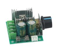 Régulateur de vitesse du moteur 12 V-40 V CC avec FET haute puissance 10 A, fusible intégré et protection contre l'inversion de polarité, boîtier en métal ABS, contrôle PWM 13 kHz