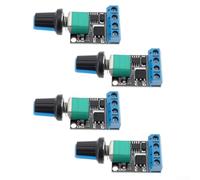 Régulateur de vitesse du moteur CC 5 V-16 V 10 A avec potentiomètre rotatif et interrupteur marche/arrêt, pour ventilateurs, pompes d'aquarium, gradation LED