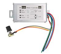 Régulateur de vitesse du moteur DC, module de contrôleur de moteur brossé 20 A CC 9 V 12 V 24 V 36 V 48 V 60 V Moteur sans rotation arrière