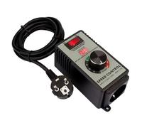 Régulateur de vitesse moteur, régulateur de tension AC 220 V, régulateur de tension réglable 10 A 4 kW, régulateur de vitesse pour moteur avec interrupteur start-stop et prise européenne pour meuleuse