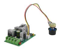 Régulateur de vitesse PWM CC - 12 V - 24 V - 36 V - 48 V - Module d'entraînement haute performance - Régulateur de vitesse électronique PWM pour variateur LED ultra compact 20 A