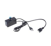 Régulateur de vitesse USB variable en continu avec interrupteurs pour ventilateur et lampes LED 5 V 24 V 3 A réglable
