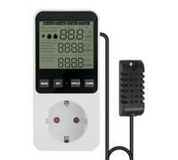 Régulateur d'humidité, hygroostat, bouchon régulateur d'humidité avec capteur 230 V, hygrostat numérique, régulateur d'humidité, régulateur d'humidité avec alarme pour humidificateur