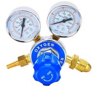 Régulateur d'oxygène en aluminium robuste alliage de soudage fileté jauges de gaz oxygène