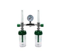 Régulateur d'oxygène médical double débitmètre avec manomètre débitmètre d'oxygène médical