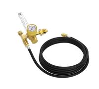 Régulateur industriel de CO2 à l'argon avec débitmètre de 60 CFH et jauges de 4000 psi, régulateurs de vannes, accessoire de soudage, régulateur de débitmètre d'argon