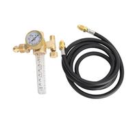 Régulateur industriel de CO2 à l'argon avec débitmètre de 60 CFH et jauges de 4000 psi, régulateurs de vannes, accessoire de soudage, régulateur de débitmètre d'argon