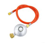 Régulateur pour lpg 50mbar Tuyau 150cm Raccord 1/4 Pouces Régulateur | Compatible pour lpg propane butane, débit 1.5kg/h, usage résidentiel, sécurité optimale, norme européenne