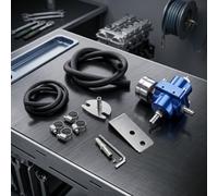 Régulateur Pression Fuel 1-140 PSI pour facile Pose Régulateur | ManomÃ¨tre inclus, tuyau haute rÃ©sistance, connexion sÃ©curisÃ©e, monitoring pour facile, stabilitÃ© garantie