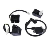Régulateur redresseur Convient pour ATV Quad 150 200 250 CC redresseur régulateur relais bobine d'allumage CDI(4-piece set)