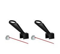 Régulateur redresseur Outil de graissage de lubrifiant pour moto, accessoire de nettoyage de chaîne de cire sans désordre, applicateur d'huile de chaîne de moto Régulateur de tension(2sets)