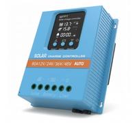 Régulateur Solaire 80A 12V 24V 36V 48V Auto, Entrée PV Max 100V, Écran LCD, Double USB