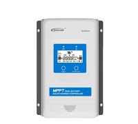 Régulateur solaire Epever MPPT, support pour deux batteries, options de 10A/20A/30A, contrôleur uniquement DR2210N-DDS(20A)12v 24v automatique