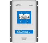 Régulateur solaire MPPT à double batterie, intensité maximale 10A, détection automatique de la batterie, surveillance en temps réel, contrôleur uniquement, DR3210N-DDS (30A), 12v 24v auto