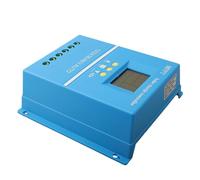 Régulateur solaire Mppt à double port USB, régulateur d'énergie renouvelable, régulateur d'énergie solaire à 2 ports USB, avec sept modes, régulateur d'écran LCD réglable, caravane, yacht