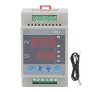 Régulateur Température Numérique Rail DIN 220VAC avec Sonde pour Contrôle Thermique Professionnel Industriel