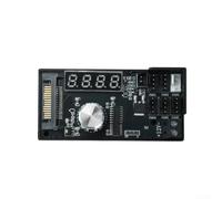 Régulateur Température PC 6 Ports Mode Auto Manuel | 6 ports pour pwm, écran numérique, mode auto/manuel, 12V 5A, refroidissement efficace