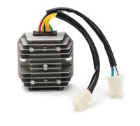 Régulateur Tension Moto Redresseur régulateur Tension Moto, 7 Fils, Double Prise en Alliage d'aluminium pour Scooter cyclomoteur, ATV, Accessoires Motos 12V