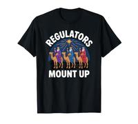 Régulateurs Mount Up Funny Christmas Three Wise Men Nativité T-Shirt