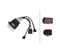 Régulateurs Ventilateur Intérieur 12 V 8-polig HELLA Convient pour U. A. Audi