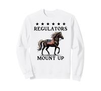 Regulators Mount Up 4th of July Patriotic US American Flag Sweatshirt