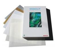REGULUS SIGNOLIT SC 42 - Polyester - brillant - auto-adhésif - 150 micromètres - transparent - A3 (297 x 420 mm) - 190 g/m² - 40 feuille(s) film