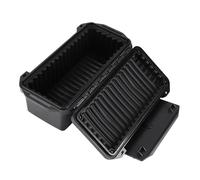 Regun Boîte de Rangement de Survie, Boîtiers étanches et Résistants à la Pression en Plastique pour Caméra Objectifs et Accessoires, pour Extérieur Camping et Sports Nautiques (200mmx98mmx82mm)