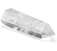 Regun Cristal Quartz Blanc Pointue, 5-6cm Barre de Cristal de Guérison Point Colonne de Cristal de Quartz Transparent Décoration en Cristal Naturel pour Reiki, Chakra, Méditation, Cadeau