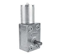 Regun DC 12V Moteur Électrique de Réduction Réversible à Couple, Elevé Boîte à Engrenages à Vis sans Fin, Moteur Electrique à vis sans Fin à Couple(2RPM)