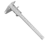 Regun Pied à coulisse, 0.02mm Haute Précision Acier au carbone Vernier Calibre Micromètre Outil de mesure 0-150mm