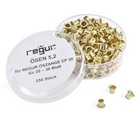Regur Lot de 250 œillets 5,2 mm pour pince à œillets EP 30 pour 20 à 30 feuilles pour contrat, présenter, réparer, bricoler, décorer.
