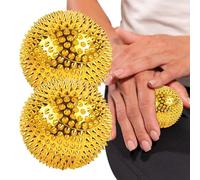 Réhabilitation De La Force De L'adhérence - Équipement De Thérapie De Physiothérapie Magnétique, Masseur À Pointes Pour Les Mains D'acupunts | 1 Paire Round Manuel Massing Ball Pour Les Adulte