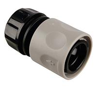 REHAU 18573 8 Raccord de Tuyau avec arrêt d'eau Gris 3/4"
