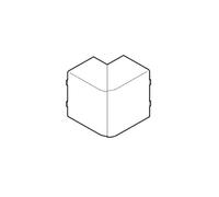 REHAU ANGLE EXTERIEUR VARIABLE POUR GOULOTTE AXIS 60x40 PVC BLANC IK10