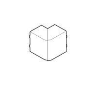 REHAU ANGLE EXTERIEUR VARIABLE POUR GOULOTTE AXIS 60x40 PVC BLANC IK10